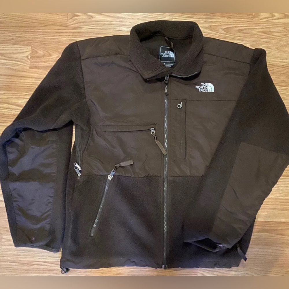 The North Face Fleece Jacket Mens Small Full Zip Brown